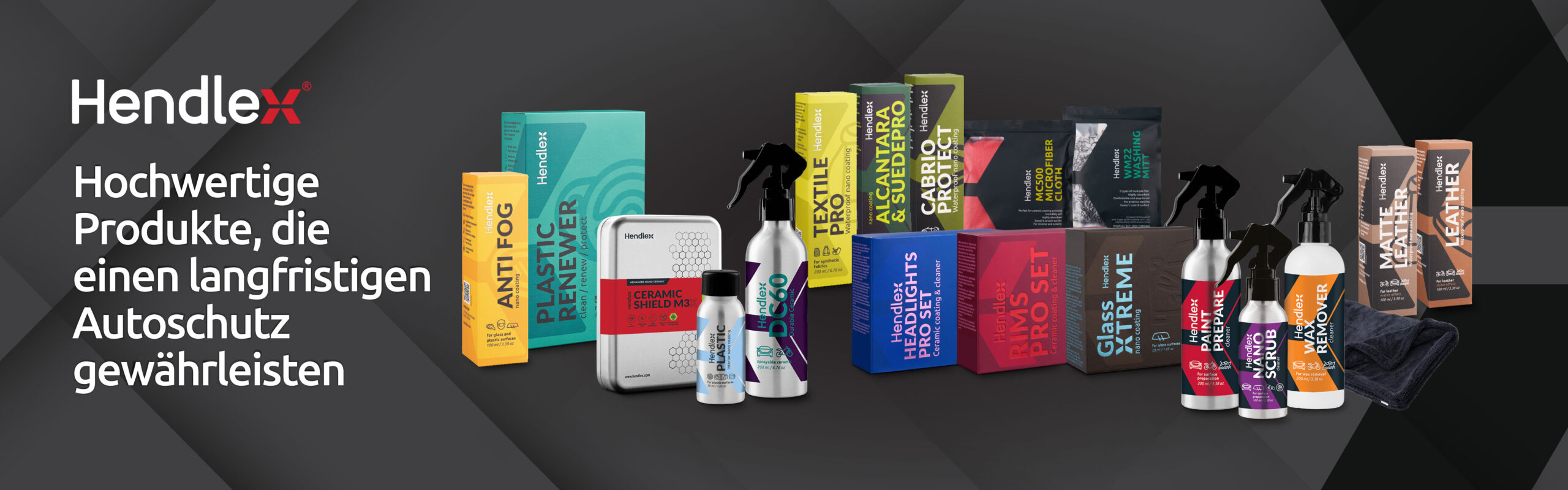 Hendlex Autopflege und Versiegelungen – Produkte im Online-Shop entdecken